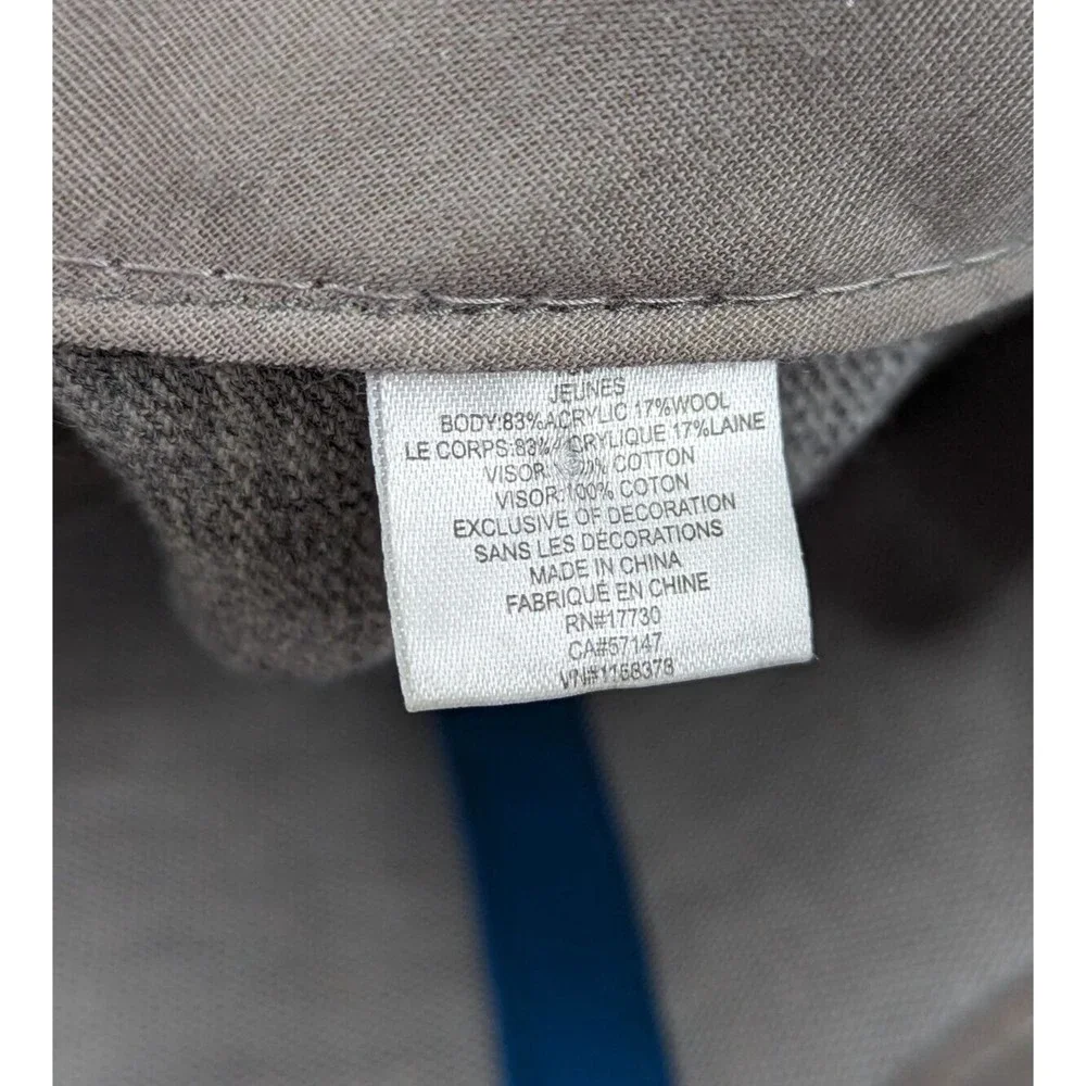 Never Bummer Hat Cap Adjustable SnapBack One Size Youth Gray Surfing‎ Surfer